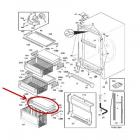 Frigidaire Part# 297288802 Frame (OEM)