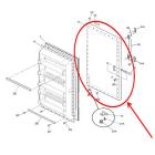 Frigidaire Part# 297352509 Door Panel (OEM) Outer