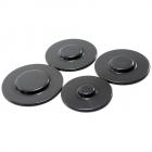 Amana AGR5630BDW0 Surface Burner Cap Set - Genuine OEM