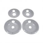 Amana AKES3060E Drip Bowl Kit (Two 6 Inch and Two 8 Inch) Genuine OEM