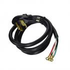 Amana NED4705EW0 Dryer Power Cord (Black) - Genuine OEM