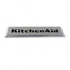 KitchenAid KDTE104EWH1 Nameplate (Stainless) - Genuine OEM
