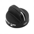 Whirlpool SF325PEGQ6 Cooktop Control Knob (Black) - Genuine OEM