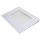 Whirlpool WFC150M0EW4 Outer Glass Door Panel (White) - Genuine OEM