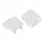 Crosley UL1293ECW4 Door Handle End Cap Set (White) - Genuine OEM