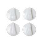 GE JGB910WEC2WW Burner Control Knob Kit (White) - Genuine OEM