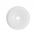 GE JGP636WEV2WW Porcelain Burner Drip Bowl (Large, White) - Genuine OEM