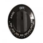 Hotpoint RGB532BEA5WH Temperature Control Knob (Black) - Genuine OEM