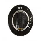 Roper F4458W0 Burner Control Knob (Black - Genuine OEM