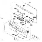 GE Part# WD34X11648 Escutcheon Assembly (OEM)