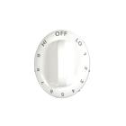 GE Part# WB03T10021 Infinite Knob (OEM) White