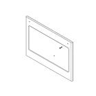 GE Part# WB56X37058 Outer Door Glass and Trim - Genuine OEM