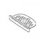 GE Part# WR17X13010 Grill Recess - Genuine OEM