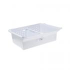 GE Part# WR32X31943 Basket Assembly with Divider (White/Lower) - Genuine OEM