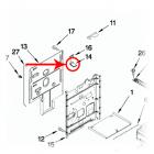 Whirlpool Part# W10272519 Oven Flue (OEM)