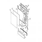 Whirlpool Part# Y912918 Door Panel (OEM) Inner