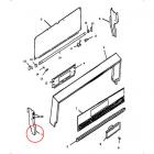 Whirlpool Part# 0088065 Backguard Support (OEM) Left