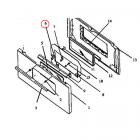 Whirlpool Part# 0088679 Glass Clip (OEM) Bottom