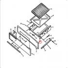 Whirlpool Part# 0088692 Broiler Door Hinge (OEM)