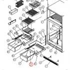 Whirlpool Part# 10447401 Crisper Slide (OEM)