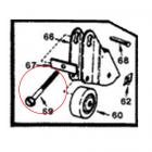 Whirlpool Part# 406083-1 Wheel Adjustment Screw (OEM)