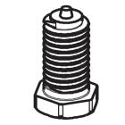 Fisher and Paykel Part# 424393 Foot Leveling Non Rotate (OEM)