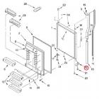 Whirlpool Part# 4344358 Endcap Handle (OEM)