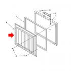 Whirlpool Part# 4356524 Door Panel (OEM)