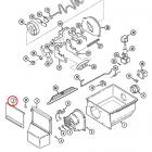 Whirlpool Part# 61001621 Ice Door (OEM)