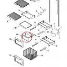 Whirlpool Part# 67001434 Ice Bin (OEM)