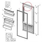 Whirlpool Part# 67003256 FIP Door (OEM) SS