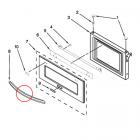 Whirlpool Part# W10186759 Door Handle (OEM)