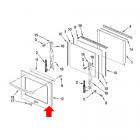 Whirlpool Part# W10401212 Door Glass (OEM)