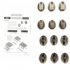 Dacor DRT366SNGH Control Knob Kit (Stainless - 6 ct.) Genuine OEM