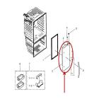 Samsung Part# DA91-03618B Door Foam Assembly (OEM) Right