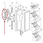 Samsung Part# DA97-00704M Handle Assembly (OEM) Middle/Front