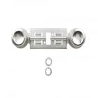 GE JGBC20BEH1CT Double Burner Assembly - Genuine OEM