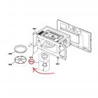 GE JVM1490CH01 Turn Table Motor Assembly - Genuine OEM