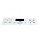 GE JB256DM1WW Touchpad Control Panel Overlay (White) - Genuine OEM