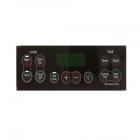 Hotpoint RB757BH5CT Membrane/Keypad/Timer and Buton Overlay - Black Genuine OEM