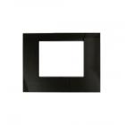 KitchenAid KESH307HWH3 Outer Door Glass (Black) - Genuine OEM