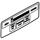 Kenmore 795.79432214 Temperature Control Overlay - Genuine OEM