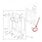 Whirlpool Part# W10163066 Door Hinge (OEM)
