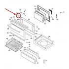 GE Part# WB34X21572 Heat Reflector Door (OEM) Left