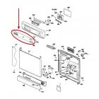 GE Part# WD34X11571 Graphic and Insert Assembly (OEM)