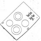 Whirlpool GJC3054RB04 Main Glass Cooktop Replacement -black Genuine OEM