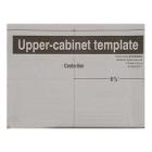 Amana AMV2174VAB6 Upper Cabinet Template Instruction Sheet - Genuine OEM