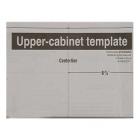 Amana AMV2175CW0 Upper Cabinet Template Instruction Sheet - Genuine OEM