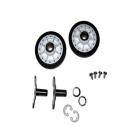 GE DEM202W Drum Support Roller Kit - Genuine OEM