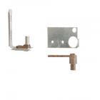 GE Part# WR49X347 Fresh Food Hinge Kit (OEM)